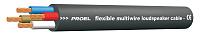 Proel HPC640BK Акустический  кабель, 4 x 2.5 мм2, диаметр 11 мм, черный