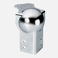 Adam Hall 4105  угол стальной оцинкованный, с шаром и удлиненным ребром, для рэка, 64 мм