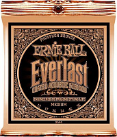 Ernie Ball 2544 струны для акустической гитары Everlast Phosphor Bronze Medium, 13-17-26-34-46-56