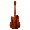 ROCKDALE Aurora D6 С NAT Gloss акустическая гитара, дредноут с вырезом, цвет натуральный, глянцевое покрытие