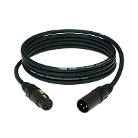 KLOTZ M1FM1K0200 микрофонный кабель MY206, бронзовые 3pin XLR Neutrik мама, папа, длина 2 м