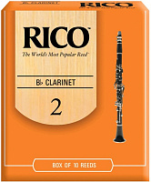 RICO RCA1020 трости для кларнета Bb №2, 10 штук в упаковке