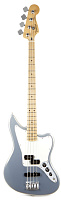 FENDER PLAYER JAGUAR® BASS, MAPLE FINGERBOARD, SILVER 4-струнная бас-гитара, цвет серый