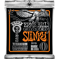 Ernie Ball 3115 струны для электрогитары Titanium RPS Skinny Top Heavy Bottom Slinky (10-13-17-30-42-52)