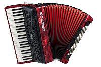 HOHNER The New Bravo III 120 red (A16831/A16832)  аккордеон 4/4, цвет красный