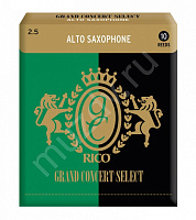 RICO RGC10ASX250 Grand Concert Select  трости для саксофона альт №2,5 10 штук в упаковке