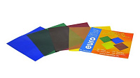 EUROLITE Colour-foil set 24x24, 4 color PAR-64 Набор цветных фильтров: 4 цвета, 24x24 cм, для PAR-64