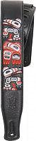 LEVY'S MG26EHG-BLK  прочный ремень из кожи, декоративная строчка по периметру, ширина 6,35 см., цвет черный, вышивка в стиле Хайда Haida