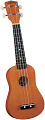 DIAMOND HEAD DU-101 BR укулеле сопрано, клен, гриф клен, чехол в комплекте, коричневая