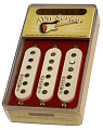 KINMAN Impersonator Fat 50 Set Комплект звукоснимателей для Stratocaster, белые крышки (Single Coil)