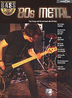 HL00699825 - Bass Play-Along Volume 16: '80s Metal - книга: Играй на бас-гитаре один: Метал 80х, 80 страниц, язык - английский