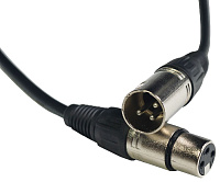 ROCKDALE MC001-1M готовый микрофонный кабель, разъемы XLR, длина 1 м