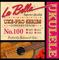 LA BELLA Set 100 Tenor/Concert  струны для укулеле тенор/концерт