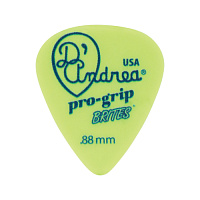 D'Andrea RPGB351 .88MH  Медиатор гитарный, материал делрин, толщина 0.88 мм, средне-жёсткий, серия Pro Grip Brites, форма стандартная, упаковка 72 шт.