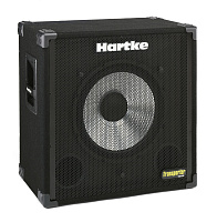 Hartke 115TP акустическая басовая система 150 W, 1х15'' алюминиевый драйвер 150 ватт/ 8ом, частотный диапазон 40гц- 2500 гц, чувствительность 98 dB, входной разхем 1/4", размеры 610х610х381 мм, вес 23 кг