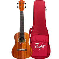 FLIGHT ANTONIA C  укулеле концерт, топ массив махагони, цвет натуральный, чехол в комплекте