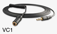 RODE VC1 кабель мини-джек стерео 3.5 мм male - мини-джек стерео 3.5 мм female, длина 3 метра, черный