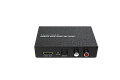 AVCLINK FC-22 Де-эмбеддер аудио из HDMI. Максимальное разрешение 2160 @ 60 Гц. Входы: 1 x HDMI. Выходы: 1 х HDMI, 1 х оптический SPDIF, 1 x cтерео (RCA). Категория кабеля CAT5E/6