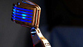 Heil Sound FIN  вокальный динамический микрофон, цвет хром, с синей подсветкой