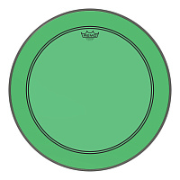 REMO P3-1322-CT-GN Powerstroke® P3 Colortone™ Green Bass Drumhead 22" цветной двухслойный прозрачный пластик для бас-барабана, зеленый