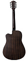 ROCKDALE Aurora D1 C BK Акустическая гитара дредноут с вырезом, цвет полупрозрачный черный