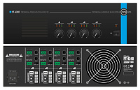 CVGaudio PT-4240 Профессиональный четырехканальный высококачественный усилитель мощности для многозонных систем трансляции музыки и речевого оповещения, 4x240W / 100V, балансный Euro Block вход 