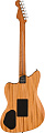 FENDER American Acoustasonic Jazzmaster Tungsten моделирующая полуакустическая гитара, цвет черный, чехол в комплекте
