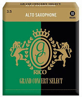 RICO RGC10ASX350 Grand Concert Select трости для саксофона альт №3.5, 10 штук в упаковке