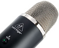 Behringer BIGFOOT конденсаторный USB-микрофон, 3 капсюля, диаграммы: двунаправленная, кардиоидная, всенаправленная, стерео. Разъемы: USB, 3,5 мм Jack 