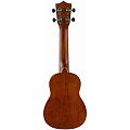 VESTON KUS100 DESERT  укулеле-сопрано, верхняя дека и корпус - красное дерево, цвет санберст