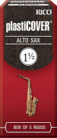 RICO RRP05ASX150 Plasticover трости для саксофона альт №1,5, 5 шт/упак