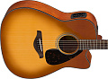Yamaha FGX800C SDB  Электроакустическая гитара, цвет Sand Burst