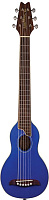 Washburn RO10STBLK  акустическая Travel-гитара с чехлом, цвет синий