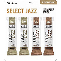 RICO DSJ-J3S Select Jazz трости для альт-саксофона №3S/3M 4 шт. в упаковке