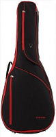 GEWA IP-G Classic 4/4 Red Чехол для классической гитары, цвет черный, красная отделка