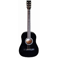 TERRIS TF-380A BK  акустическая гитара 38", цвет чёрный