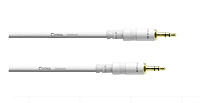 Cordial CFS 1,5 WW-SNOW аудиокабель мини-джек стерео 3.5 мм - мини-джек стерео 3.5 мм, длина 1.5 м, цвет белый