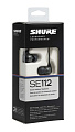 SHURE SE112-GR-E головные телефоны с одним драйвером, цвет серый