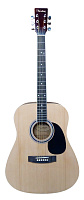 VESTON D-40 SP/N акустическая гитара, дредноут, цвет: натуральный