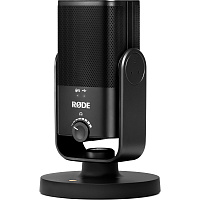 RODE NT-USB MINI Универсальный USB конденсаторный микрофон. Совместим с macOS 10.12 / Windows 10,  встроенный "POP" фильтр, магнитная подставка