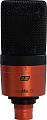 ESI cosMik 10 студийный конденсаторный кардиоидный микрофон, фантомное питание +48 В, в комплекте XLR кабель, настольная стойка, ветрозащита