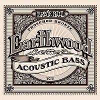 Ernie Ball 2070 струны для акустической бас-гитары, Earthwood Phosphor Bronze Acoustic Bass (45-55-80-95)