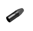Seetronic SCWM3-B кабельный 3-контактный разъем XLR "папа", IP65, для кабеля диаметром 5-8 мм, черный