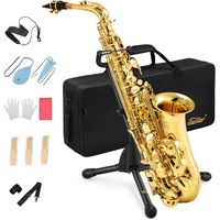 Eastar AS-II Student  альт-саксофон, комплект со стойкой, лак золото