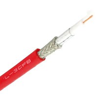 Canare L-3 CFB RED видео коаксиальный кабель (инсталяционный), 75Ом диаметр 5.5мм, красный