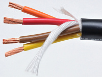 Mogami 2921-00 акустический кабель 4х2.5 мм2, 11,3 мм. чёрный