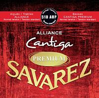 Savarez 510ARP Alliance Cantiga Red Premium standard tension струны для классической гитары, нормальное натяжение