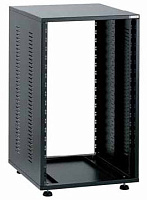 EuroMet EU/R-18LX 05371 Рэковый шкаф, 18U, глубина 640 мм, сталь черного цвета