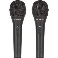 PEAVEY PVi 2 PACK Комплект из 2-х динамических, кардиоидных микрофонов для речи, вокала и музыкальных инструментов