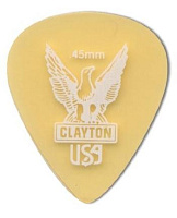 CLAYTON US45/12 - набор медиаторов - 0.45 mm ULTEM gold стандартные